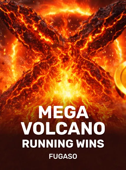 Mega Volcano: RUNNING WINS game tile